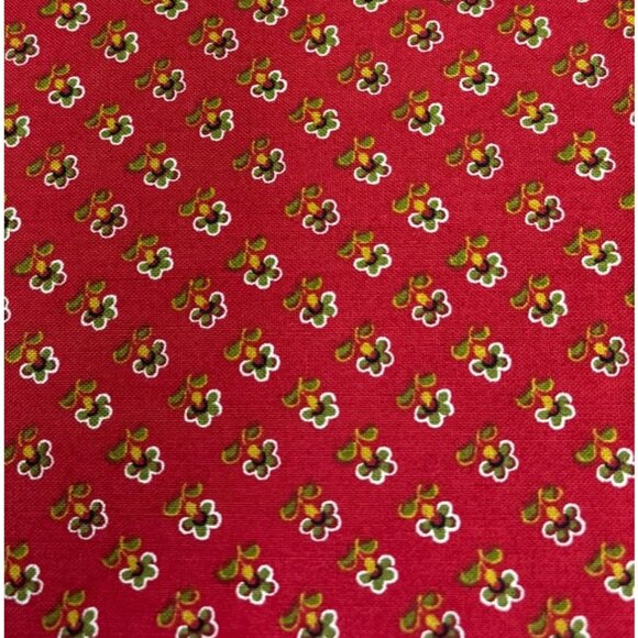 Windham Fabrics Baltimore Album Mary Koval Red Fabric 1/2 yard 44" Cotton Quilt - Picture 10 of 13